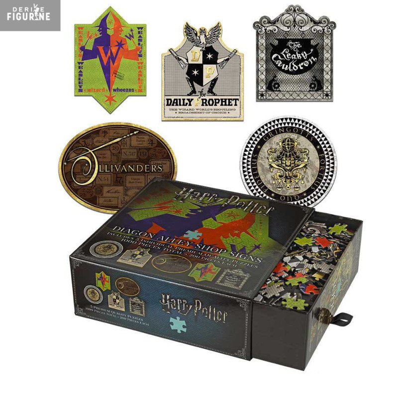 Harry Potter - Diagon Alley Shop Signs Jigsaw Puzzle