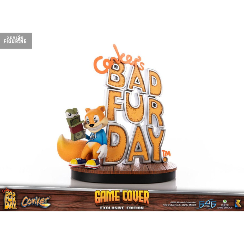 PRÉCOMMANDE - Conker's Bad Fur Day - Figurine Game Cover, Exclusive Edition