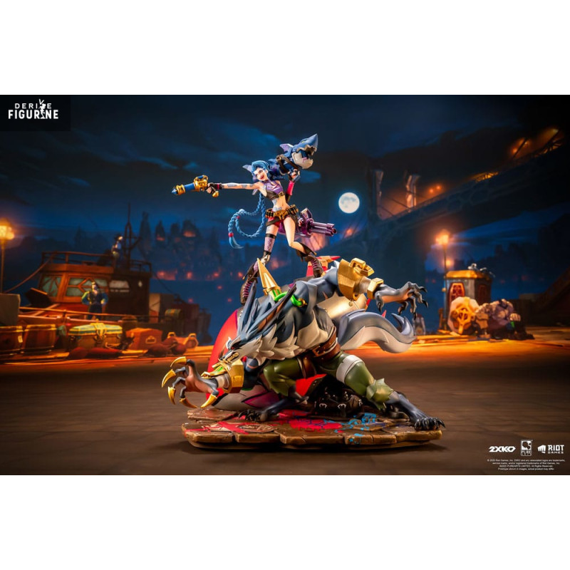 PREORDER - League of Legends - 2XKO Jinx & Warwick figure Diorama