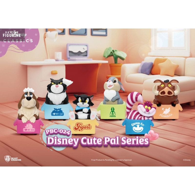 PRE ORDER - Disney - Pack 6 figures Cute Pal Series, Pull Back Car