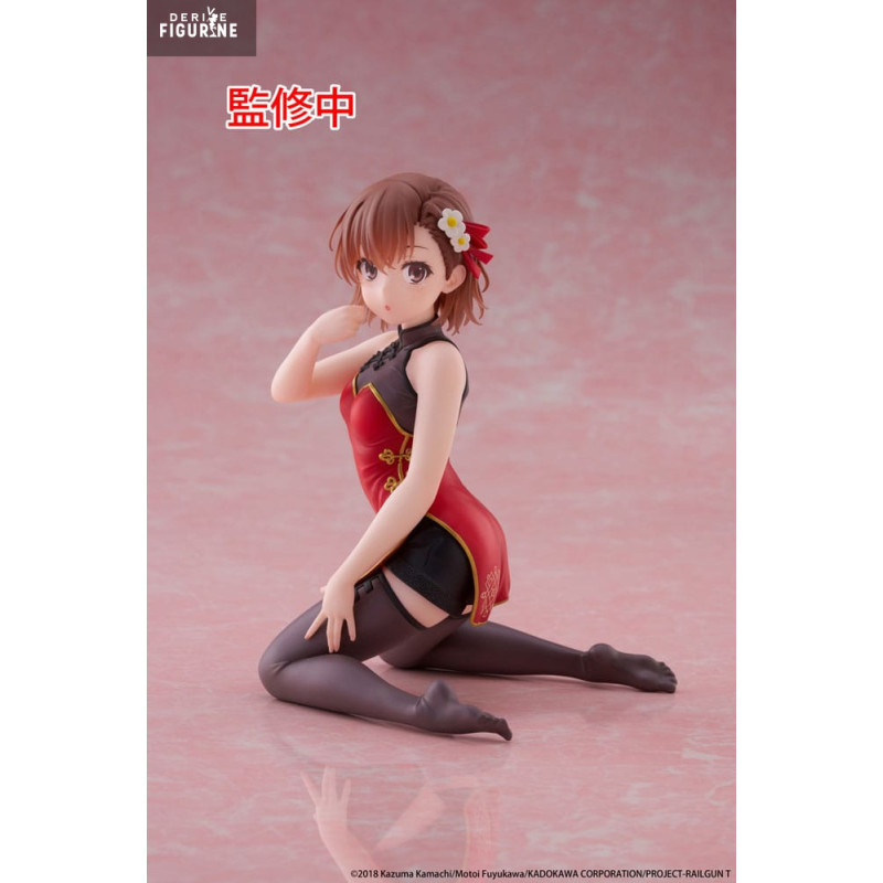 PRÉCOMMANDE - A Certain Scientific Railgun - Figurine Mikoto Misaka Chinese Dress, Desktop Cute Figure