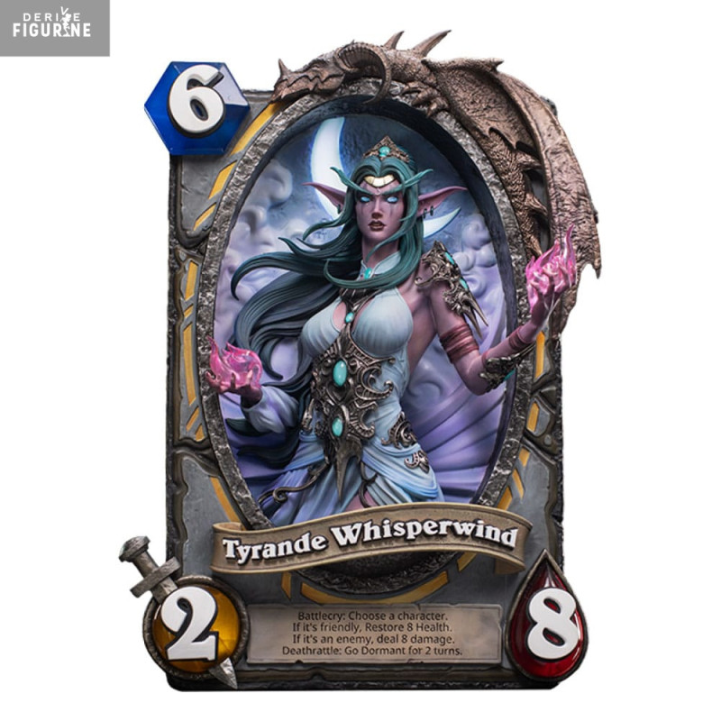 PRÉCOMMANDE - Hearthstone - Figurine Tyrande Whisperwind, 3D Art Frame