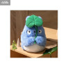 PREORDER - Studio Ghibli, My neighbor Totoro - Medium Totoro plush with leaf, Nakayoshi