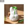 PREORDER - Studio Ghibli, My neighbor Totoro - Small Totoro plush with leaf, Nakayoshi