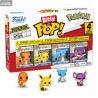 PRÉCOMMANDE - Pokémon - Pack 4 figurines, Bitty POP! Vinyl Series 2
