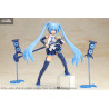 PRÉCOMMANDE - Frame Arms Girl x Hatsune Miku - Figurine Snow Miku Another Color, Plastic Model Kit Frame Music Girl