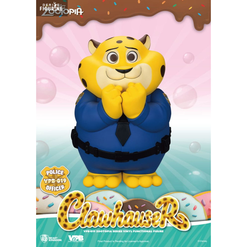 PRÉCOMMANDE - Disney, Zootopie - Figurine tirelire Clawhauser, Functional Figurine