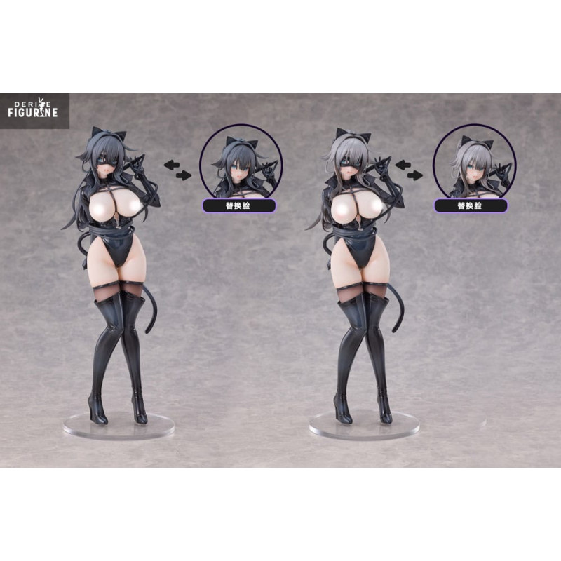 PRÉCOMMANDE - Original Character - Pack 2 figurines Cat Woman Happy-chan, DX