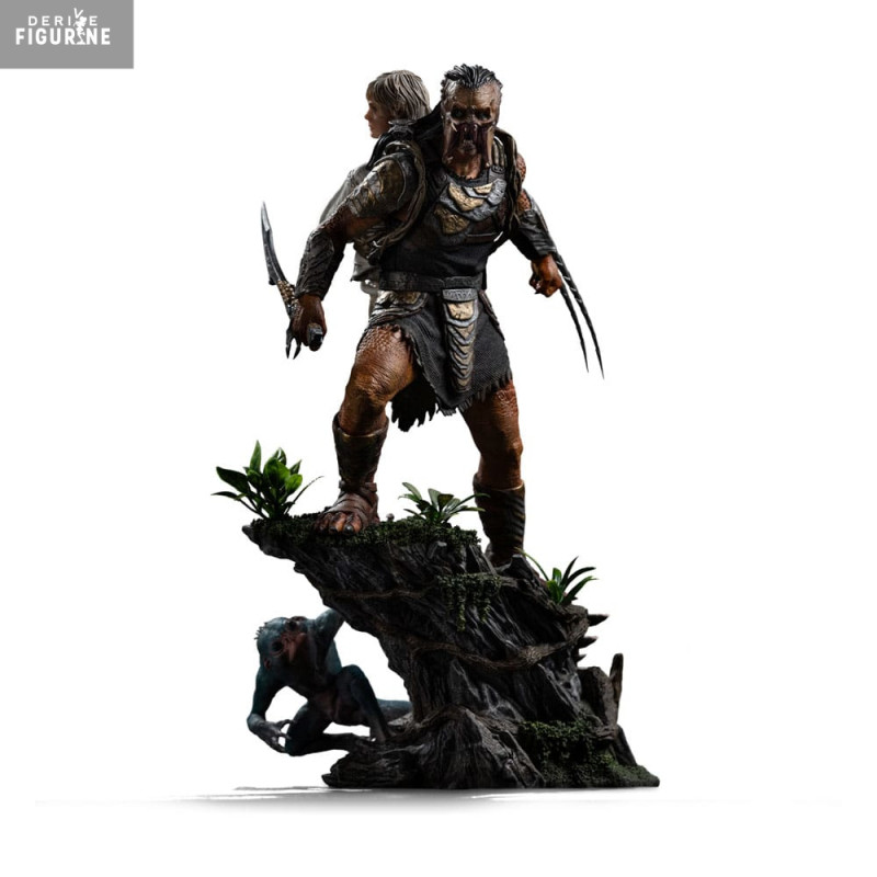 PRÉCOMMANDE - Predator: Badlands - Figurine Predator Dek & Thia, Art Scale