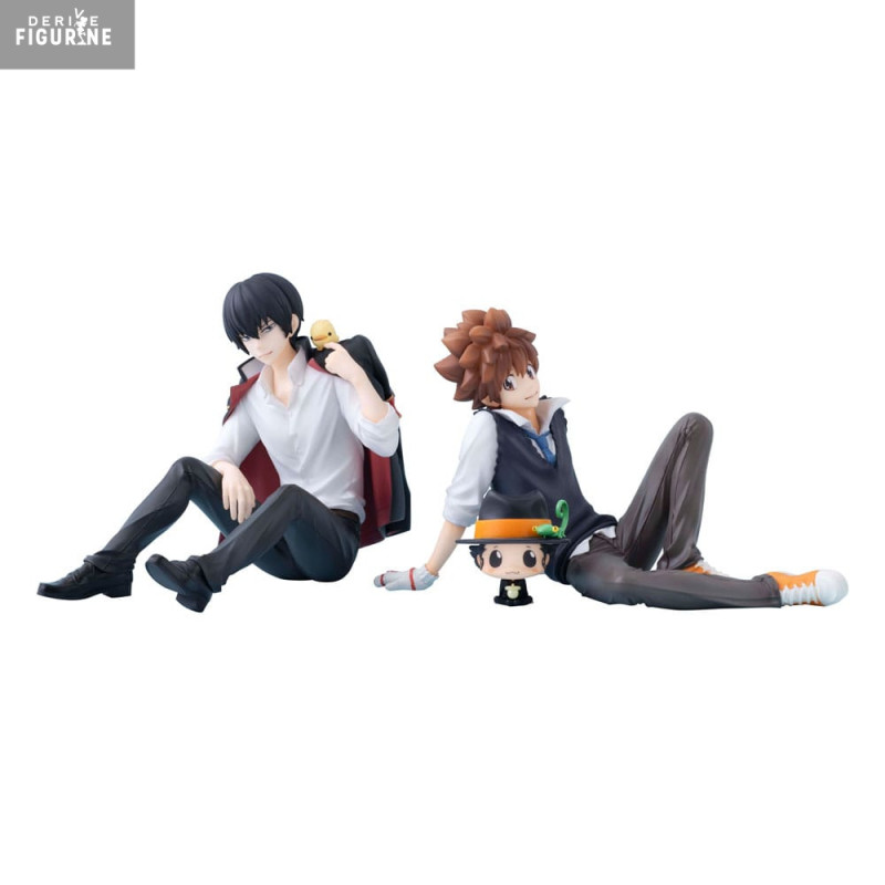 PREORDER - Katekyo Hitman Reborn! - Pack 2 figures Tsuna / Reborn & Hibari / Hibird, Palm Size G.E.M. Series