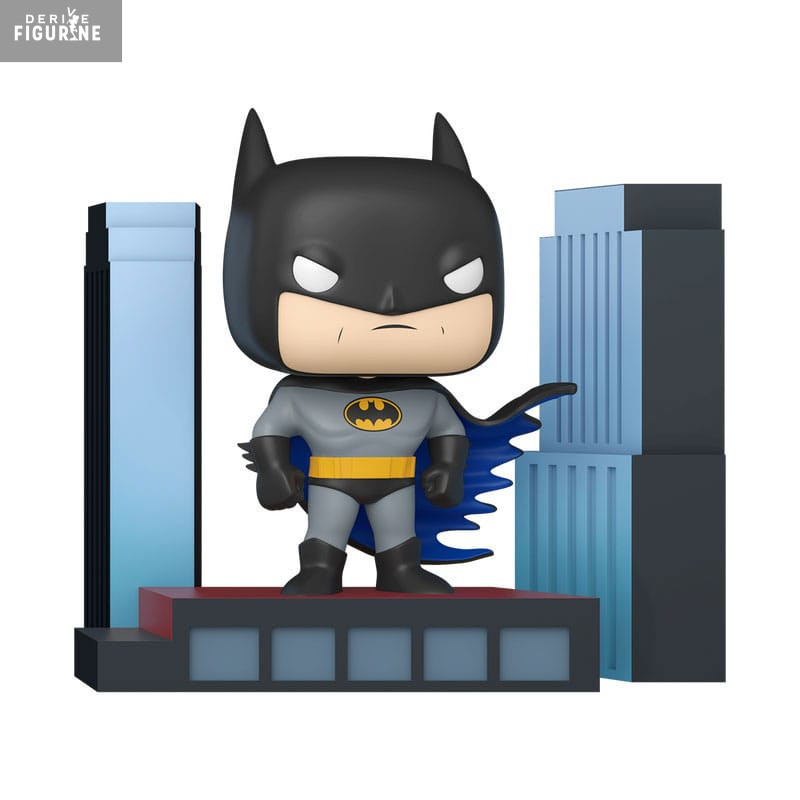 DC Comics, Batman The Animated Series - Figurine Batman on Rooftop, Pop! Deluxe