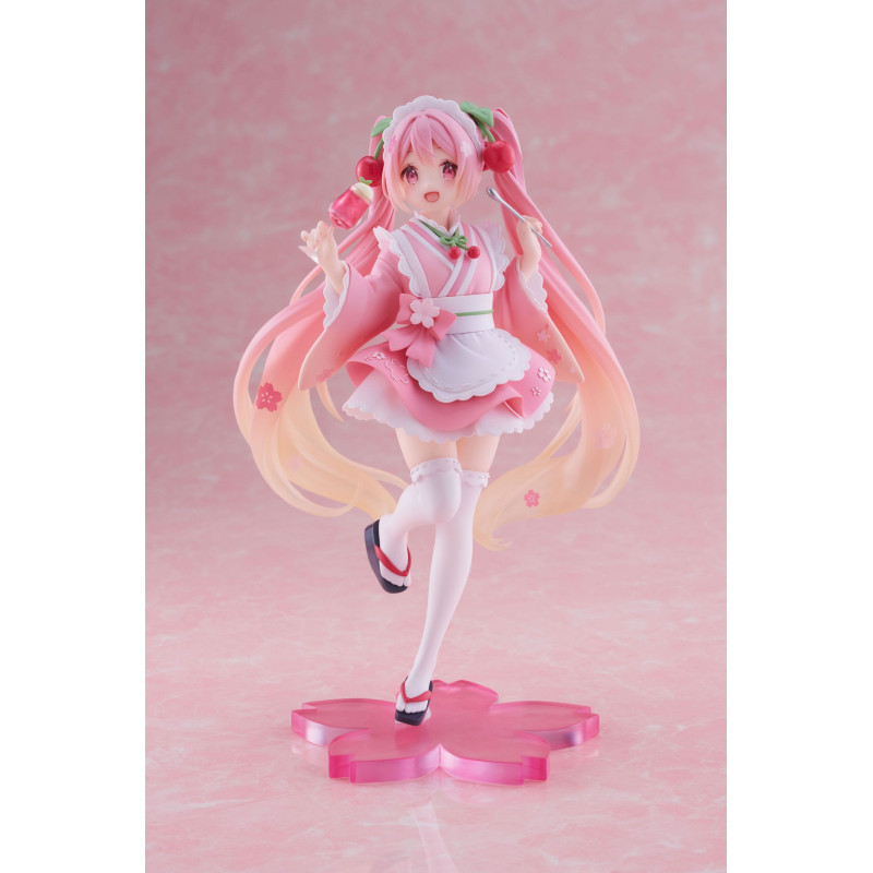 PRE ORDER - Vocaloid - Sakura Miku figure Newley Written Japanese Cafe, Coreful