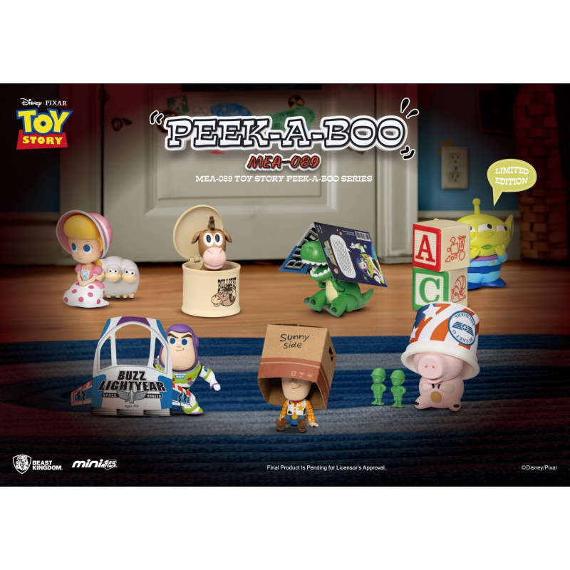 PRE ORDER - Disney / Pixar, Toy Story - Pack 6 figures Blind Box Peek-a-Boo Series, Mini Egg Attack
