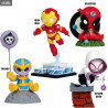 Marvel - Figurine Deadpool, Spider-Gwen, Thanos ou Iron Man, Mini Heroes