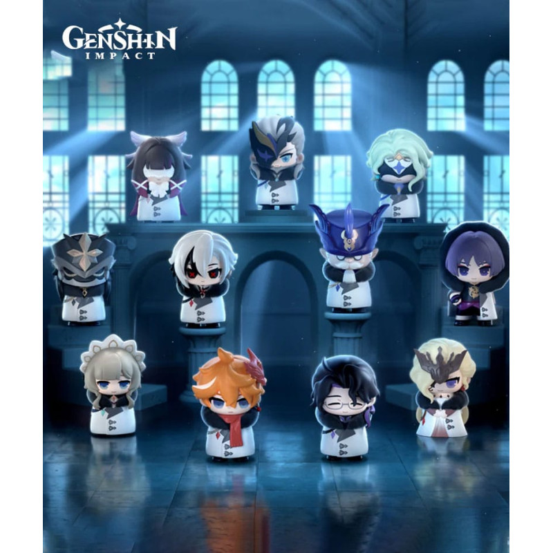 PRÉCOMMANDE - Genshin Impact - Pack 9 figurines Fatui Harbingers Chibi Design