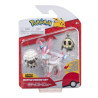 Pokémon - Pack figurines Skelénox, Moumouton & Nymphali, Battle Figure Set