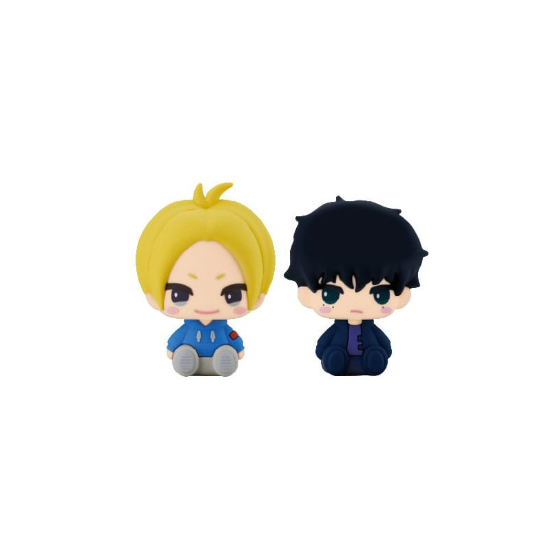 PRE ORDER - Sakamoto Days - Pack 2 figures Asakura Shin & Seba Natsuki, Pote Raba Rubber Mascot