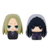 PRE ORDER - Sakamoto Days - Pack 2 figures Shishiba & Osaragi, Pote Raba Rubber Mascot