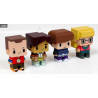 The Big Bang Theory - Pack figurines Sheldon, Raj, Howard et Bernadette, Pixel 002