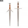 The Witcher - Pack 2 swords replice Steel and Silver