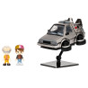 PRÉCOMMANDE - Retour vers le futur 2 - Pack figurines + Véhicule Time Machine Part 2, Q-Village