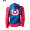 Marvel women's hoodie - Captain America shield