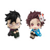 Demon Slayer Kimetsu no Yaiba - Pack figurines Genya & Tanjiro (Final Selection), Look Up (with gift)