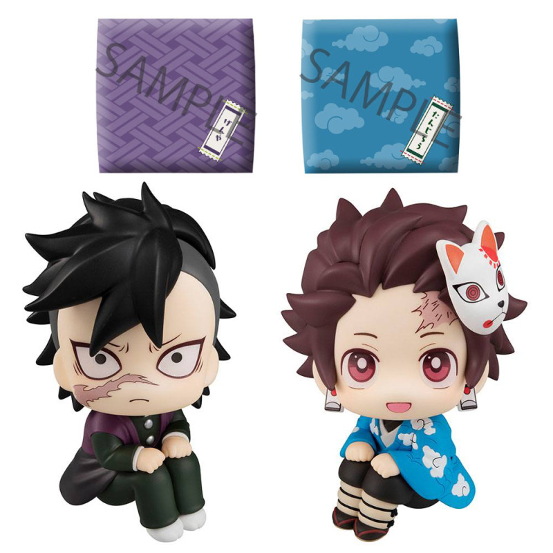 Demon Slayer Kimetsu no Yaiba - Pack figures Genya & Tanjiro (Final Selection), Look Up (with gift)