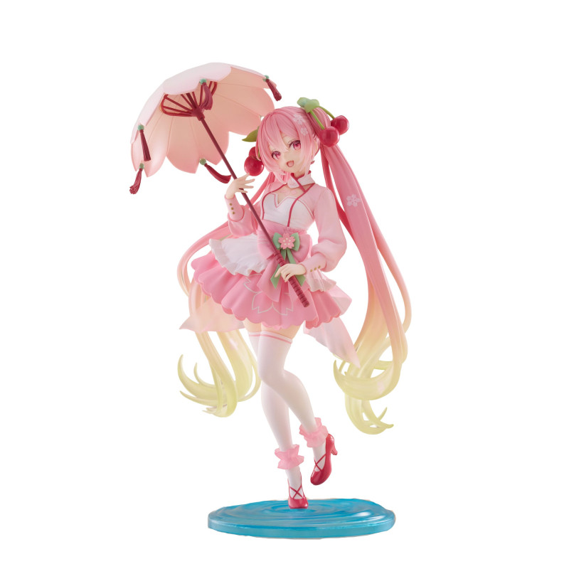 PRE ORDER - Vocaloid - Sakura Miku figure Sakura Dress Newley Written, AMP+