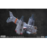 PRÉCOMMANDE - Evangelion - Figurine YAGR-3B UNAF Close Air Support VTOL Aircraft Pre-painted Finished Model, Plastic Model Kit