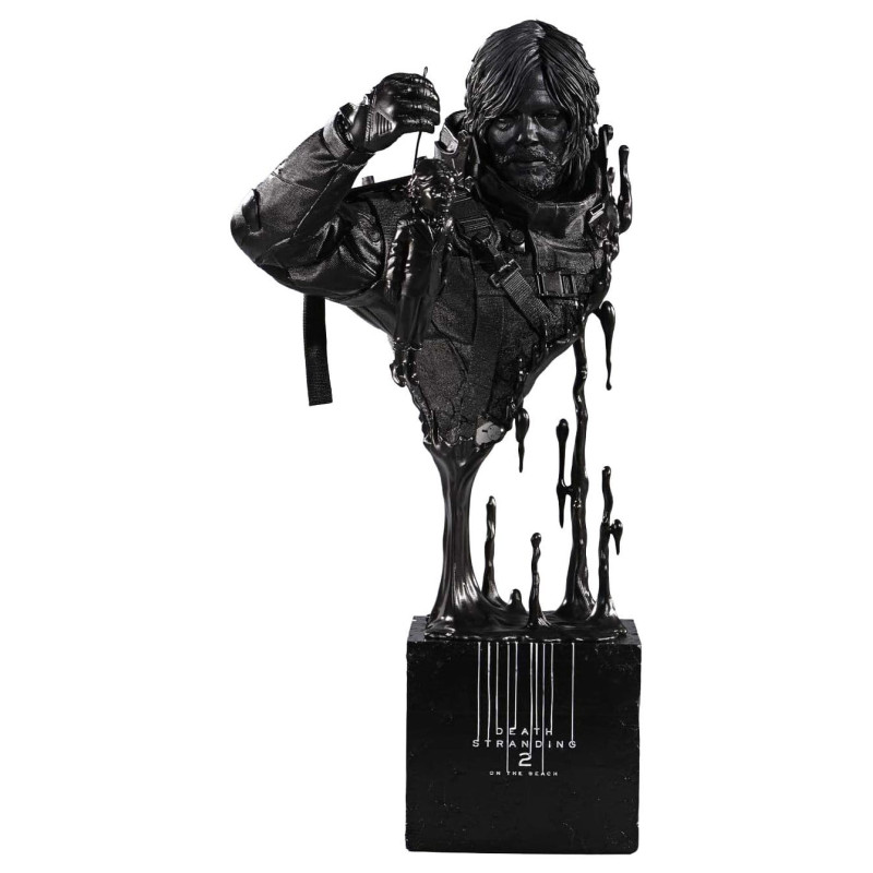 PRE ORDER - Death Stranding 2: On the Beach - Sam figure Tar Black, Premium Bust