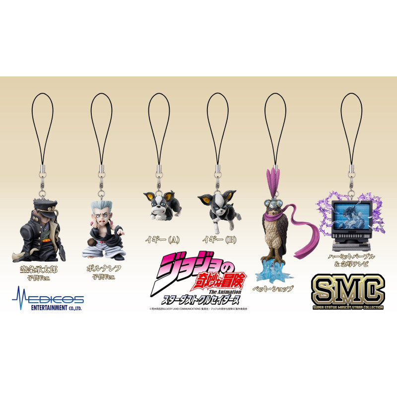 PRE ORDER - JoJo's Bizarre Adventure: Stardust Crusaders - Pack 6 figures Super Chozo Mascot Collection Blind Box