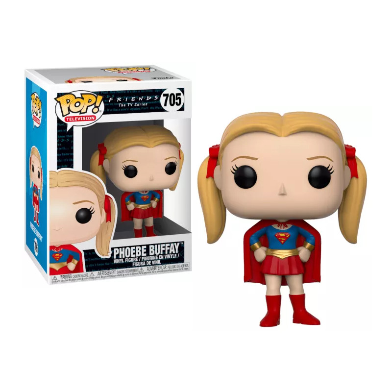 Friends - Figurine Phoebe Buffay as Supergirl, Pop!