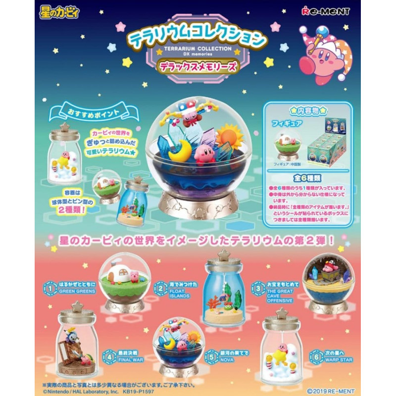 PRÉCOMMANDE - Kirby - Pack 6 figurines Swing Kirby DX Memories, Terrarium