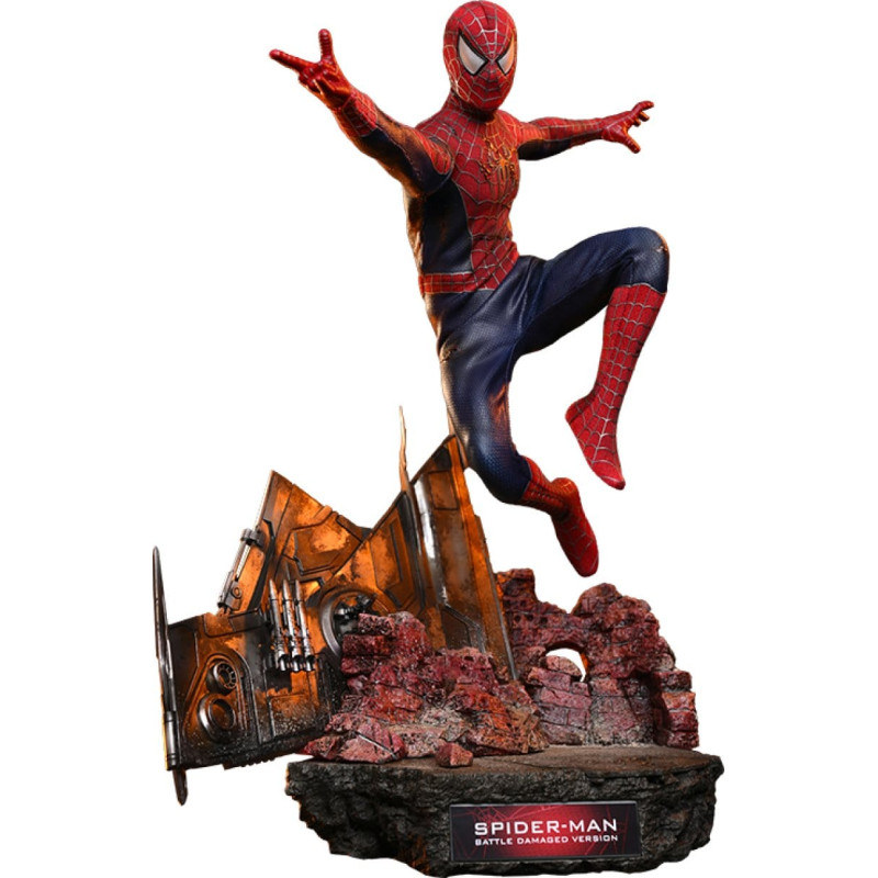 PREORDER - Marvel - Figure Spider-Man Battle Damaged Version, Movie Masterpiece