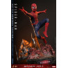 PRÉCOMMANDE - Marvel - Figurine Spider-Man Battle Damaged Version, Movie Masterpiece