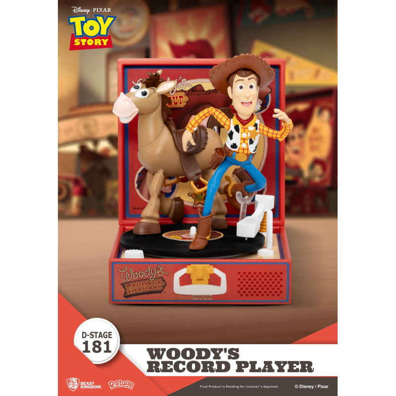 PRE ORDER - Disney/Pixar, Toy Story - Woody figure, Record Player D-Stage