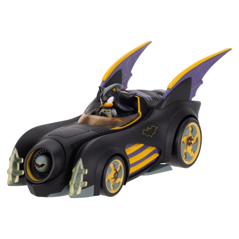 Figurine Shadow Batman & Batmobile - DC x Sonic The Hedgehog - Jakks ...
