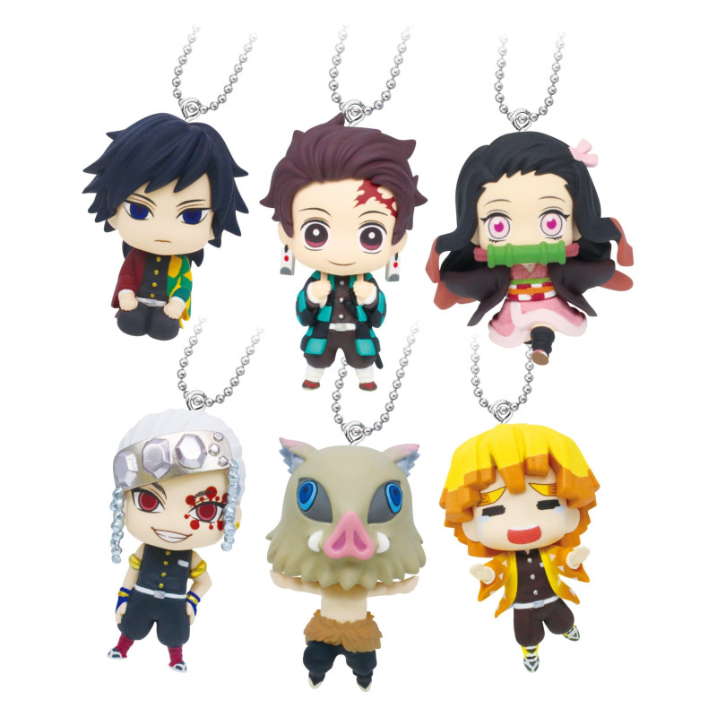 PRE ORDER - Demon Slayer: Kimetsu no Yaiba - Pack 6 random figures Swing Danglers Mystery Capsule