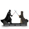 PRÉCOMMANDE - Star Wars - Figurine Darth Vader Vs Obi-Wan Kenobi (CCXP Exclusive 2025), Deluxe Art Scale