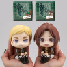 PRÉCOMMANDE - Attack on Titan - Pack figurines Erwin Smith & Hange Zoe, Look Up (with gift)
