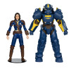 Fallout 4 - Pack 2 figures T-60 Vault Tec & Sole Survivor