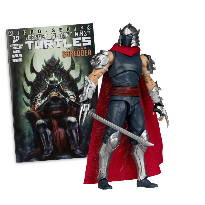 Teenage Mutant Ninja Turtles - Pack figure Shredder & Comics Page Punchers (EN)