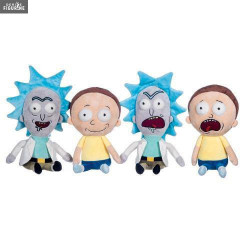 Pack 4 peluches Rick et...