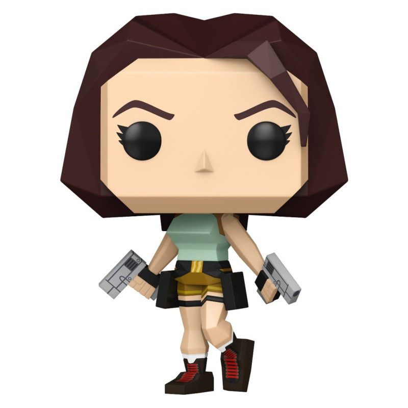 PRÉCOMMANDE - Tomb Raider - Figurine Lara Croft Polygon, Pop!