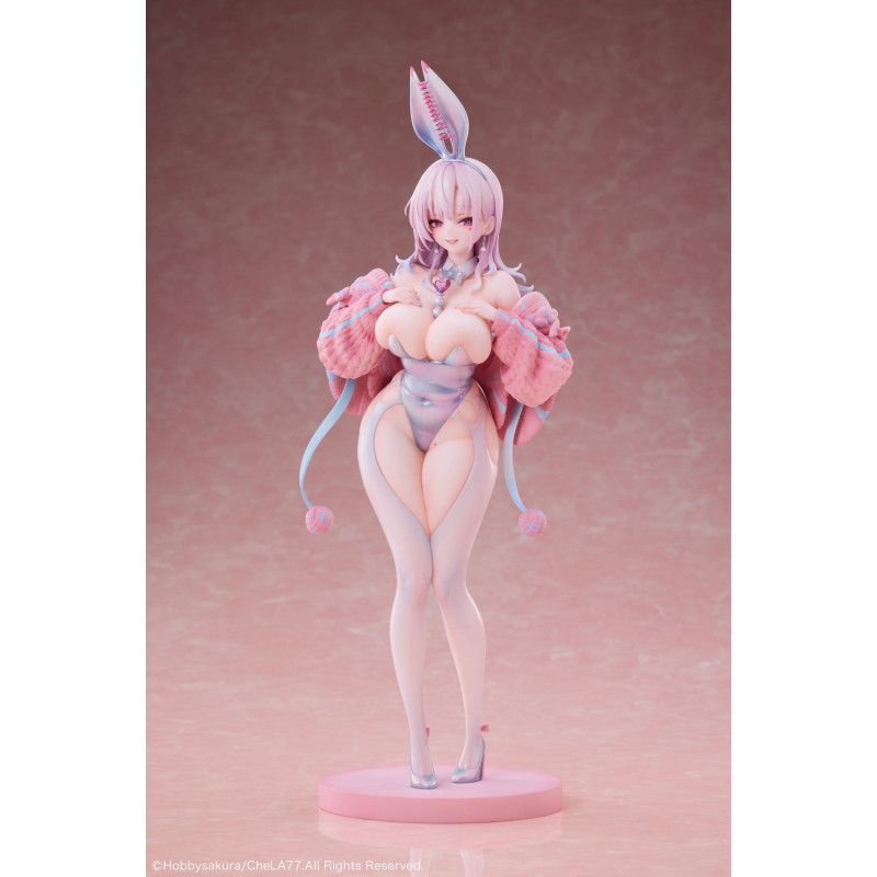 PRE ORDER - Original Character - Knit Bunny Girl figure, illustration by CheLA77