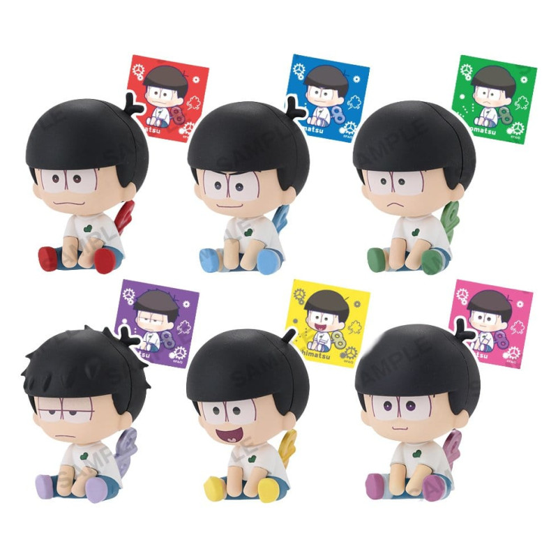 PRE ORDER - Osomatsu-san - Pack 6 figures Petatto Clockwork Box