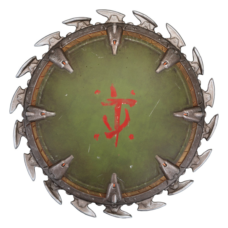 PRÉCOMMANDE - Doom: The Dark Ages - Figurine murale Shield Saw