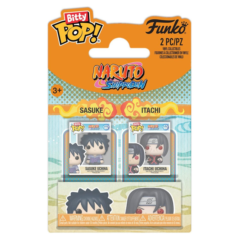 PREORDER - copy of PREORDER - Naruto - Figures Sasuke & Itachi, Pop! Bitty