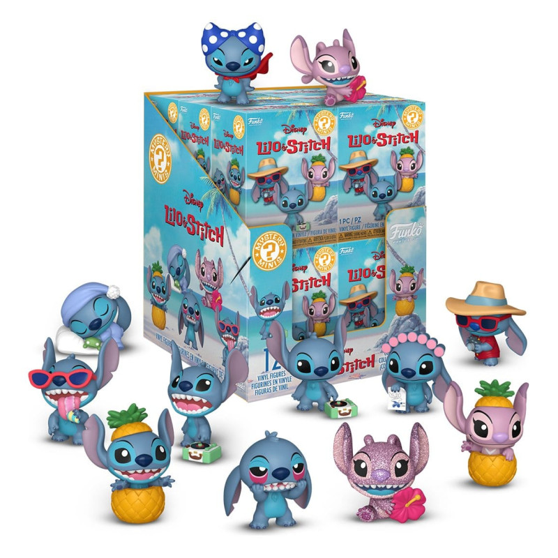 PRÉCOMMANDE - Disney Lilo & Stitch - Pack 12 figurines, Mystery Minis